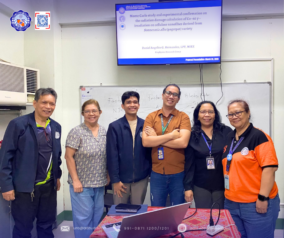 𝐌𝐫. 𝐐𝐮𝐞𝐧𝐚𝐦𝐨𝐭 𝐚𝐧𝐝 𝐌𝐫. 𝐇𝐞𝐫𝐧𝐚𝐧𝐝𝐞𝐳 𝐬𝐮𝐜𝐜𝐞𝐬𝐬𝐟𝐮𝐥𝐥𝐲 𝐩𝐫𝐞𝐬𝐞𝐧𝐭𝐞𝐝 𝐭𝐡𝐞𝐢𝐫 𝐑𝐞𝐬𝐞𝐚𝐫𝐜𝐡 𝐏𝐫𝐨𝐩𝐨𝐬𝐚𝐥𝐬 𝐭𝐨 𝐭𝐡𝐞 𝐔𝐧𝐢𝐯𝐞𝐫𝐬𝐢𝐭𝐲 𝐑𝐞𝐬𝐞𝐚𝐫𝐜𝐡 𝐎𝐟𝐟𝐢𝐜𝐞 (𝐔𝐑𝐎) 𝐑𝐞𝐬𝐞𝐚𝐫𝐜𝐡 𝐑𝐞𝐯𝐢𝐞𝐰 𝐂𝐨𝐦𝐦𝐢𝐭𝐭𝐞𝐞 (𝐑𝐑𝐂) on March 26, 2026, at 3:00 PM at the URO Conference Room.