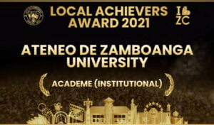 AdZU receives Zamboanga City’s 2021 Local Achievers Award