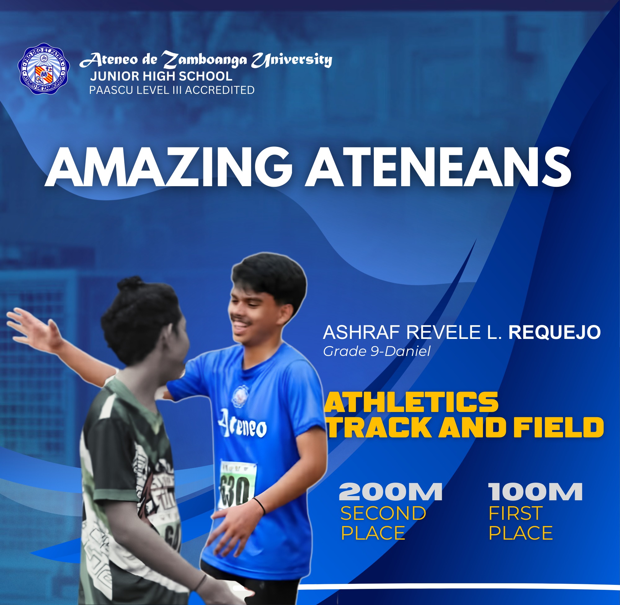 AMAZING ATENEANS | AdZU JHS Student-Athletes Excel at CEAP Regional Meet 2026