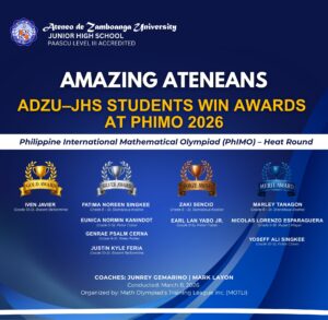 AMAZING ATENEANS | AdZU-JHS Students Excel in PhIMO 2026