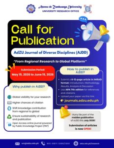 Call for Publication – AJDD